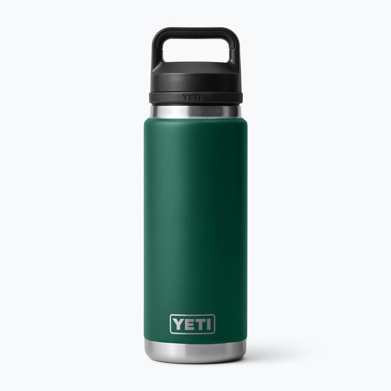 Termosz YETI Rambler Chug 760 ml black forest green