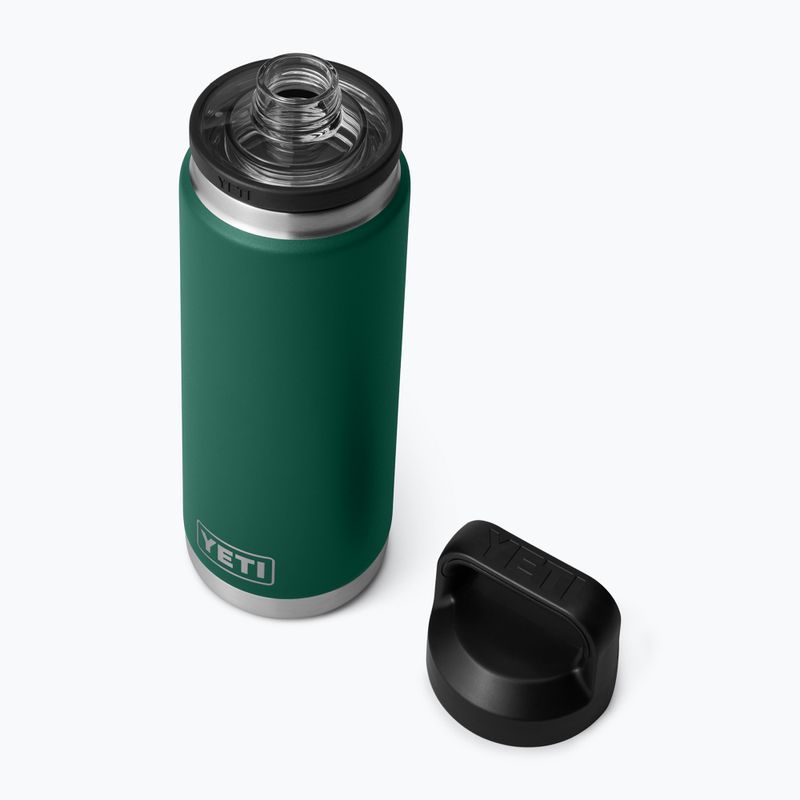 Termosz YETI Rambler Chug 760 ml black forest green 4