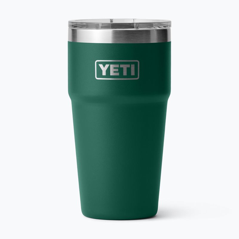 Termosz YETI Rambler Stackable 591 ml black forest green