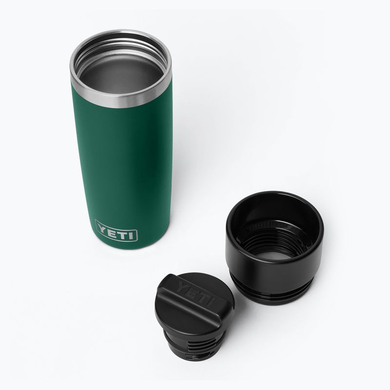 Termosz YETI Rambler Travel 473 ml black forest green 4