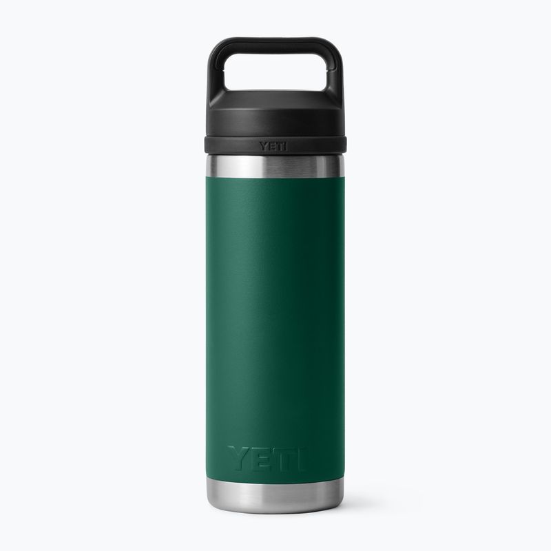 Termosz YETI Rambler Chug 532 ml black forest green 2
