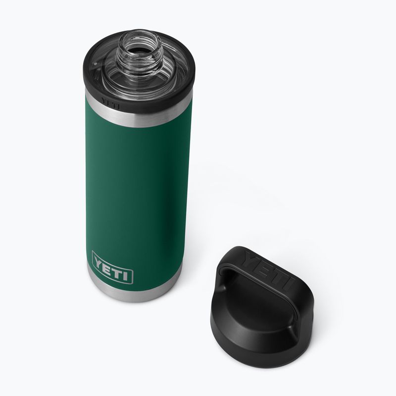 Termosz YETI Rambler Chug 532 ml black forest green 4