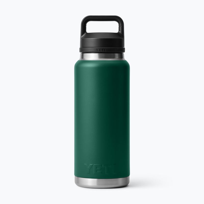 Termosz palack YETI Rambler Chug 1064 ml black forest green 2