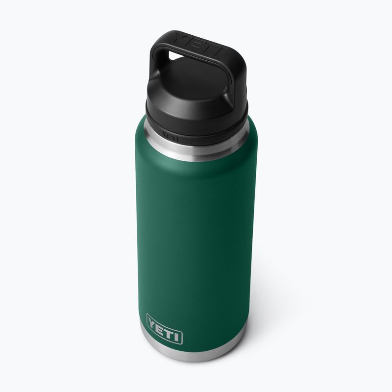Termosz palack YETI Rambler Chug 1064 ml black forest green 3
