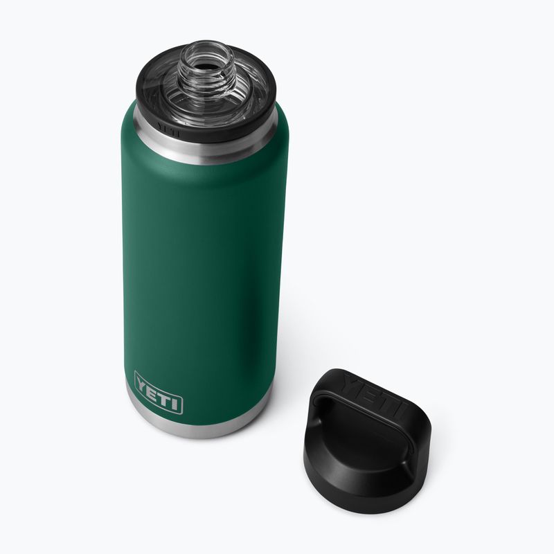 Termosz palack YETI Rambler Chug 1064 ml black forest green 4