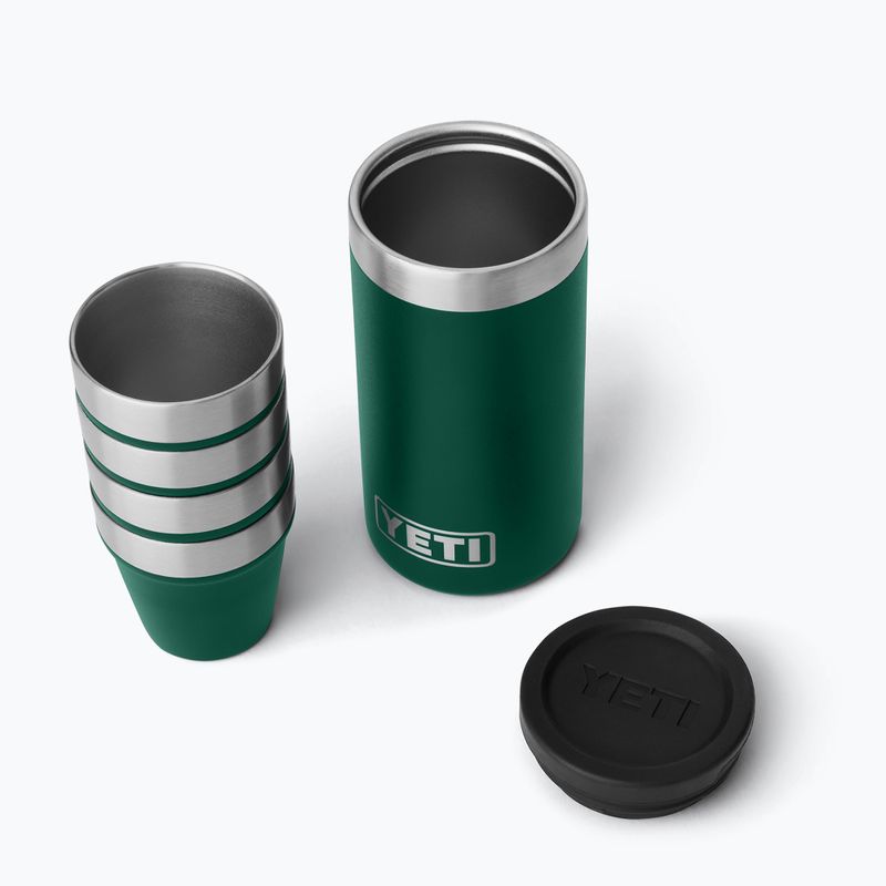 Túra poharak YETI Shot 48 ml 4 pcs. black forest green 2