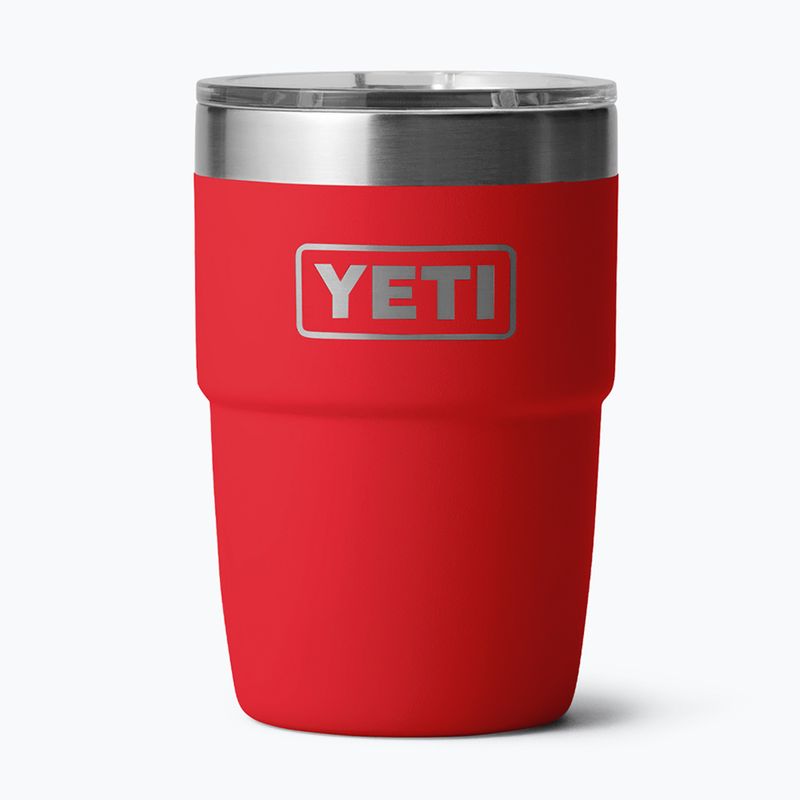 Termosz YETI Rambler Stackable 237 ml rescue red