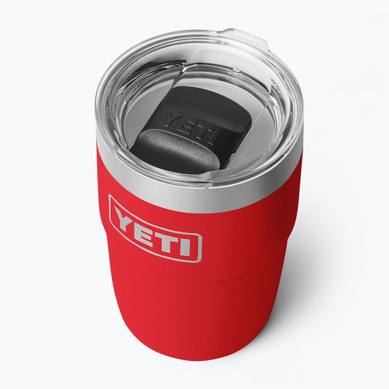 Termosz YETI Rambler Stackable 237 ml rescue red 3
