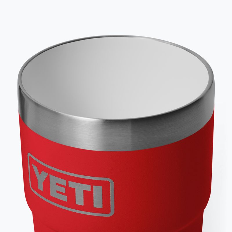 Termosz YETI Rambler Stackable 237 ml rescue red 6