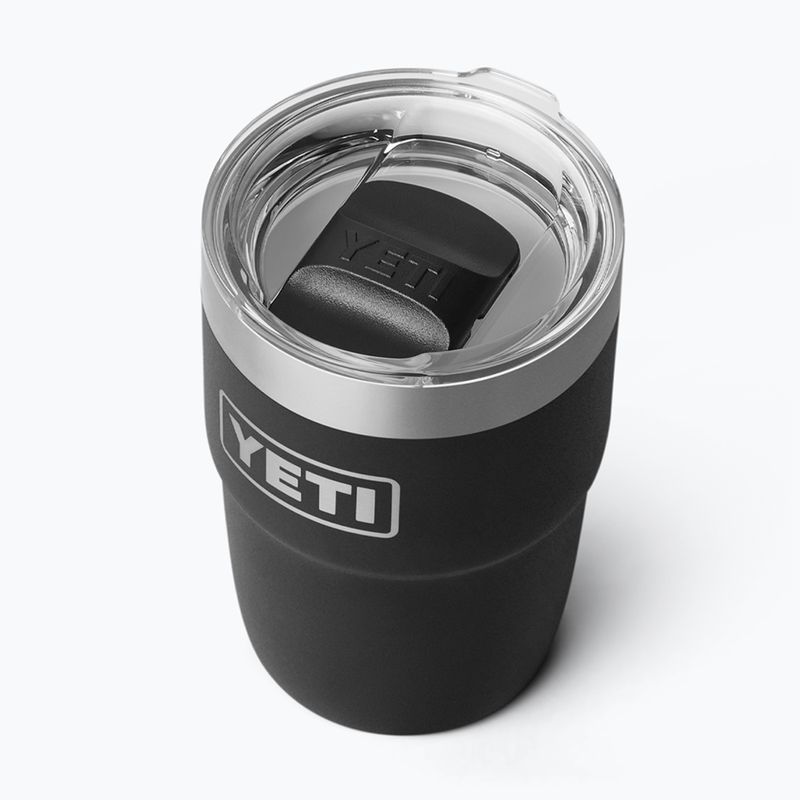 Termosz YETI Rambler Stackable 237 ml black 3