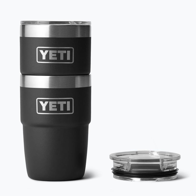 Termosz YETI Rambler Stackable 237 ml black 4