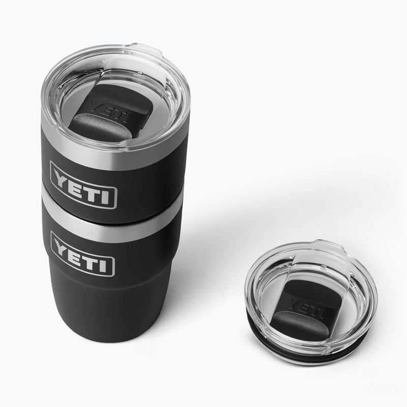 Termosz YETI Rambler Stackable 237 ml black 5