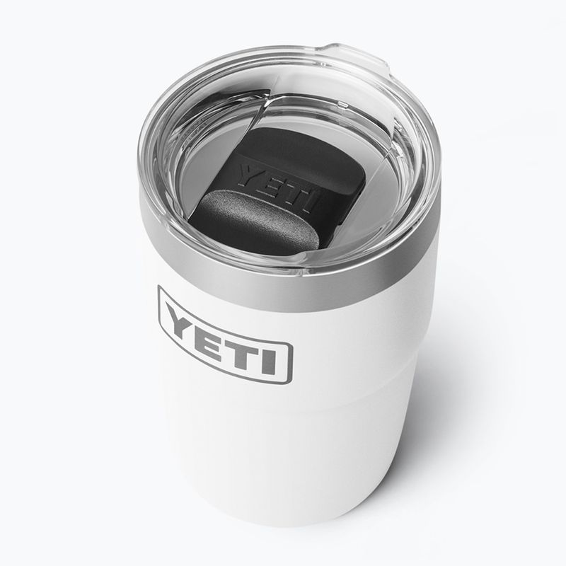 Termosz YETI Rambler Stackable 237 ml white 3