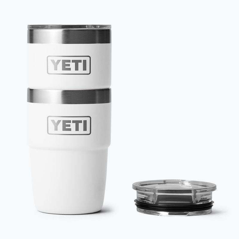 Termosz YETI Rambler Stackable 237 ml white 4