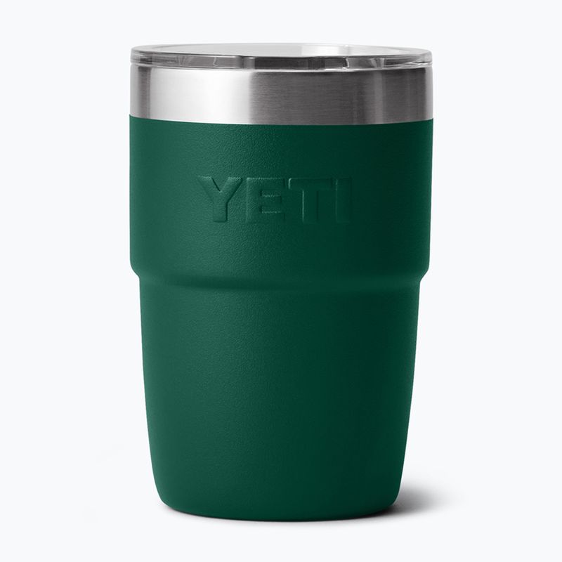 Termosz YETI Rambler Stackable 237 ml black forest green 2