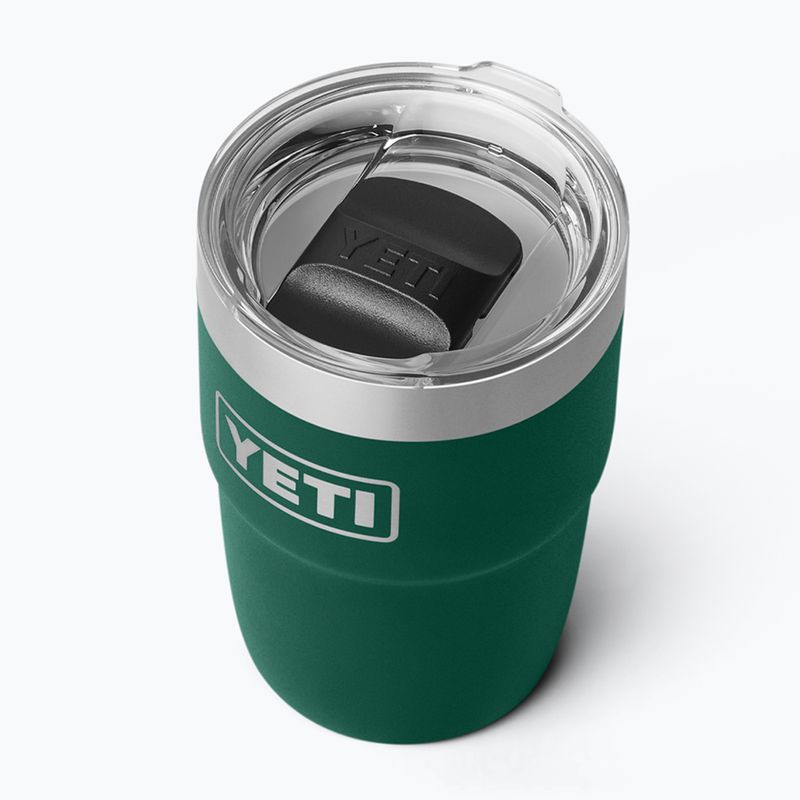Termosz YETI Rambler Stackable 237 ml black forest green 3