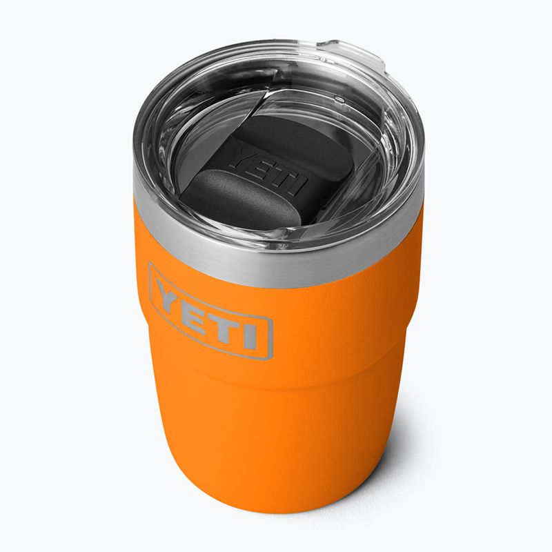 Termosz YETI Rambler Stackable 237 ml king crab orange 3