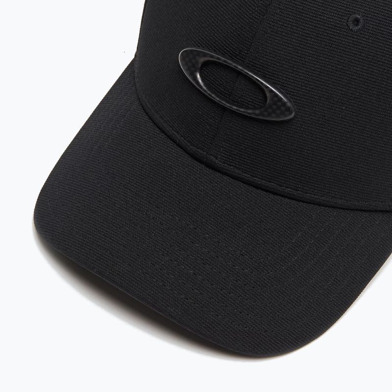 Férfi Oakley Tincan fekete / szénszálas baseball sapka 3