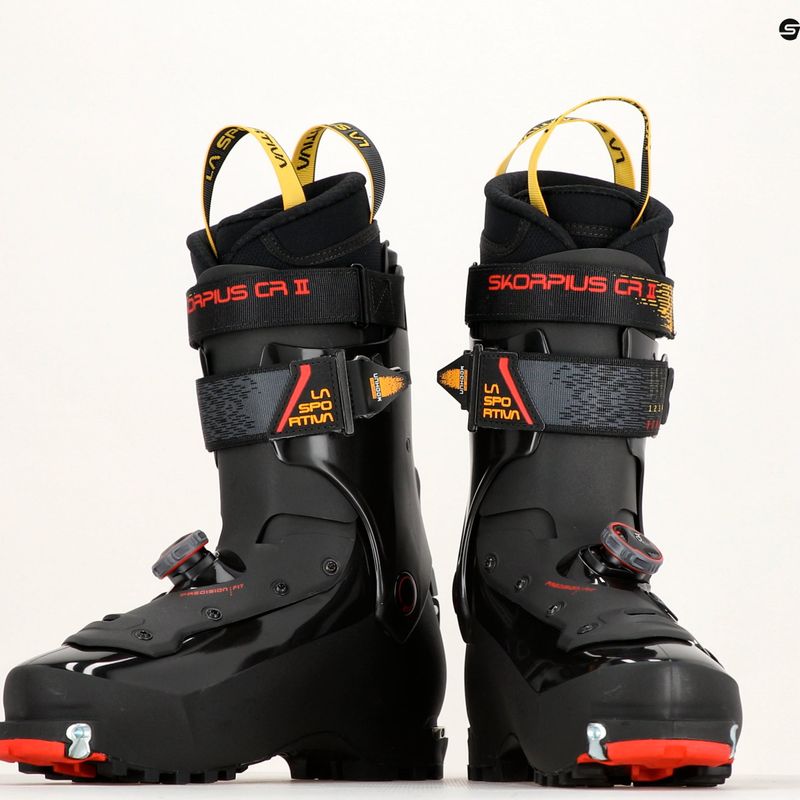 La Sportiva Skorpius CR II fekete/sárga sícipő 15