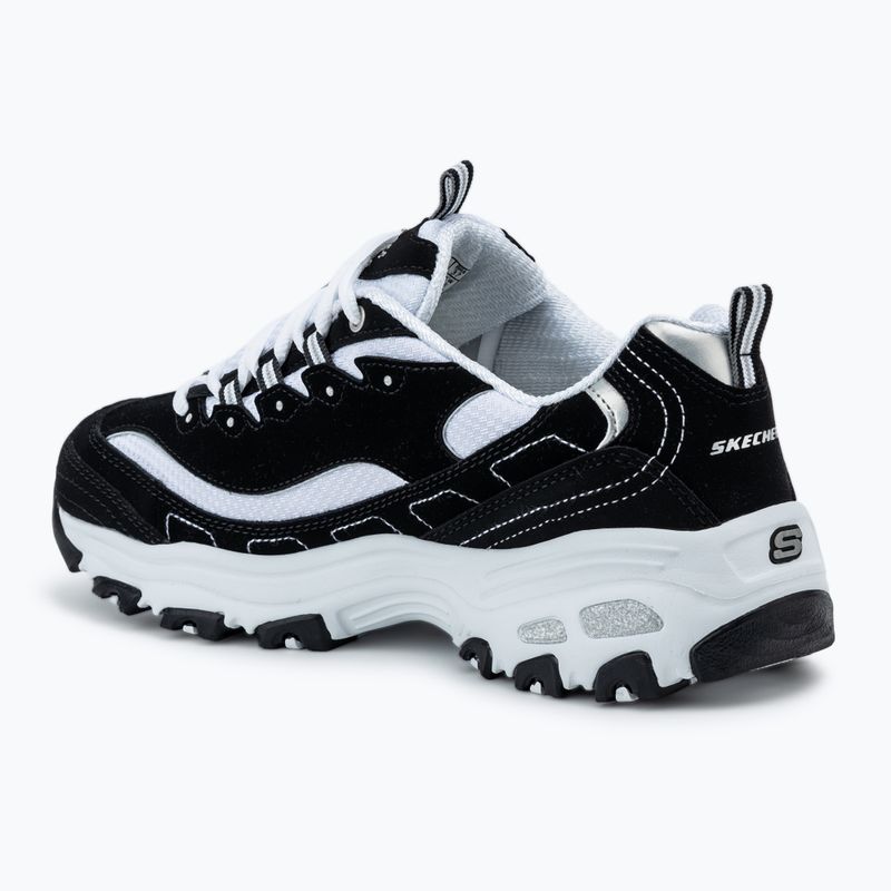 Női cipő SKECHERS D'Lites Biggest Fan black/white/silver 3