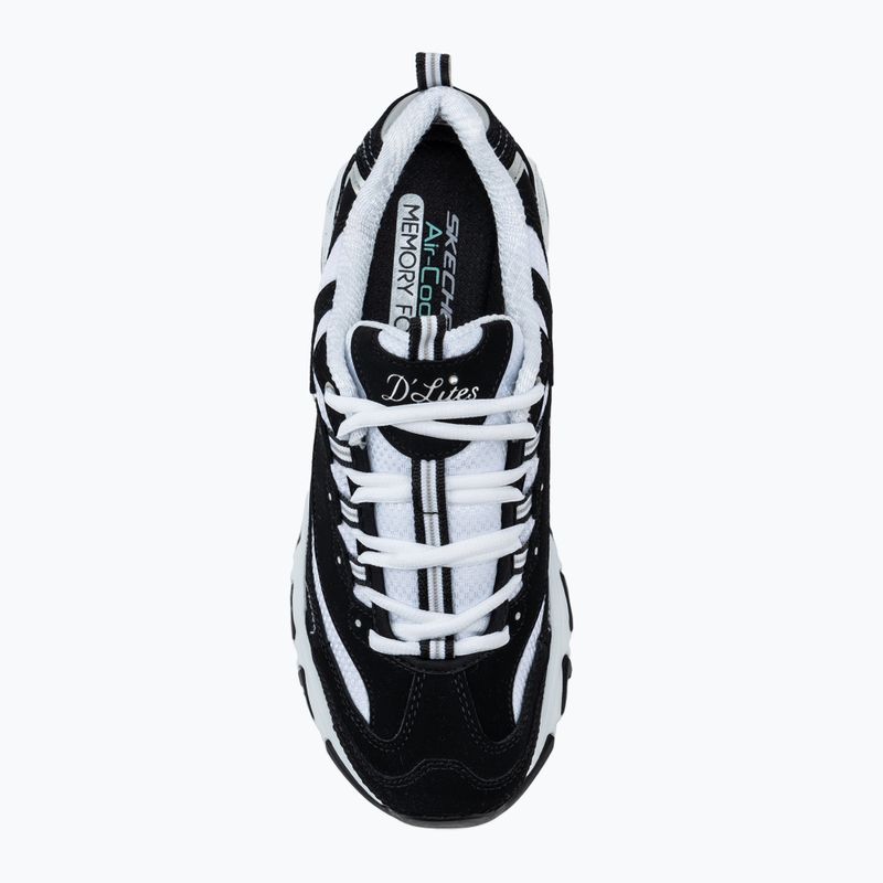 Női cipő SKECHERS D'Lites Biggest Fan black/white/silver 5