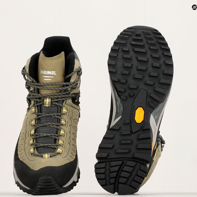 Férfi túrabakancs Meindl Top Trail Mid GTX természet/sárga 9