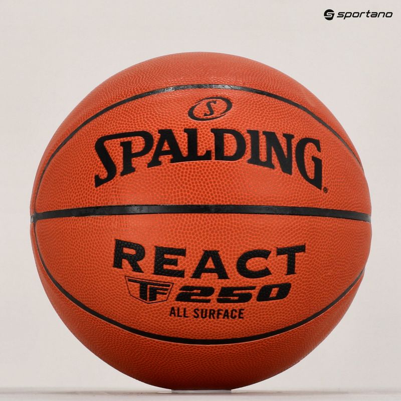 Spalding kosárlabda TF-250 React narancs 76802Z 6