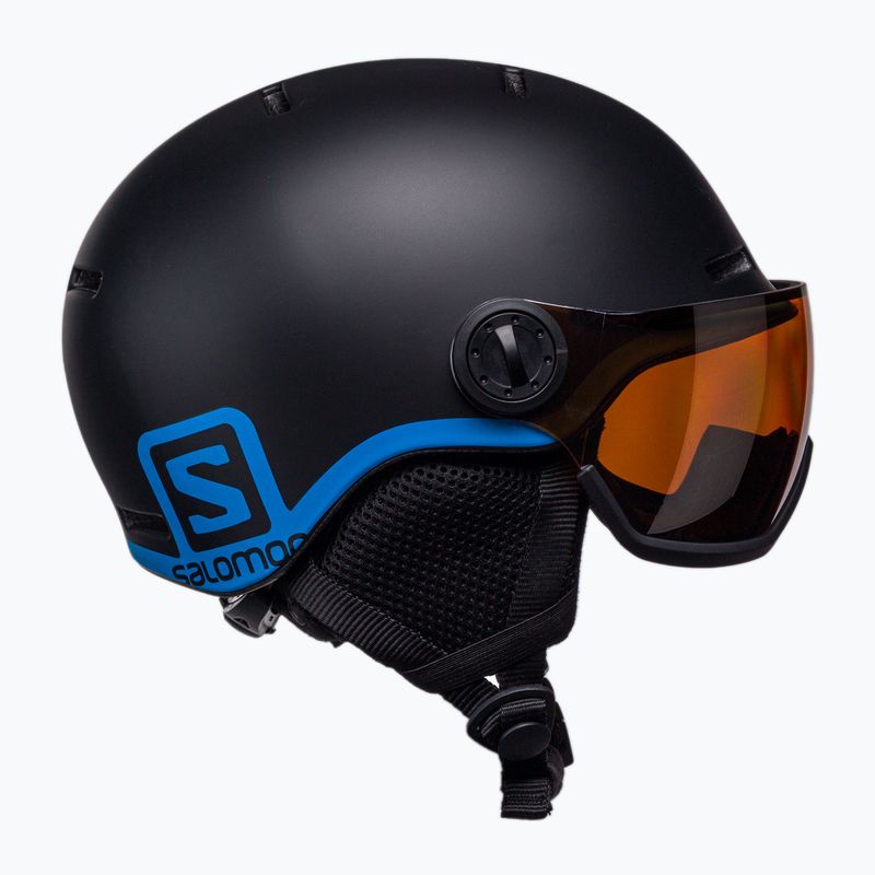 Salomon Grom Visor S2 gyermek síbukósisak fekete L39916300 4