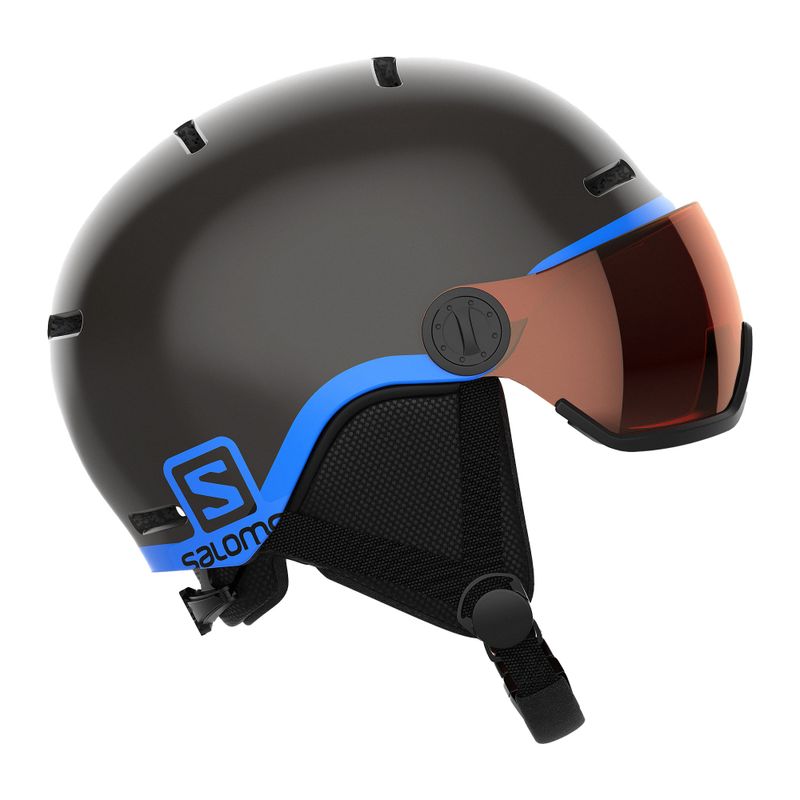 Salomon Grom Visor S2 gyermek síbukósisak fekete L39916300 8