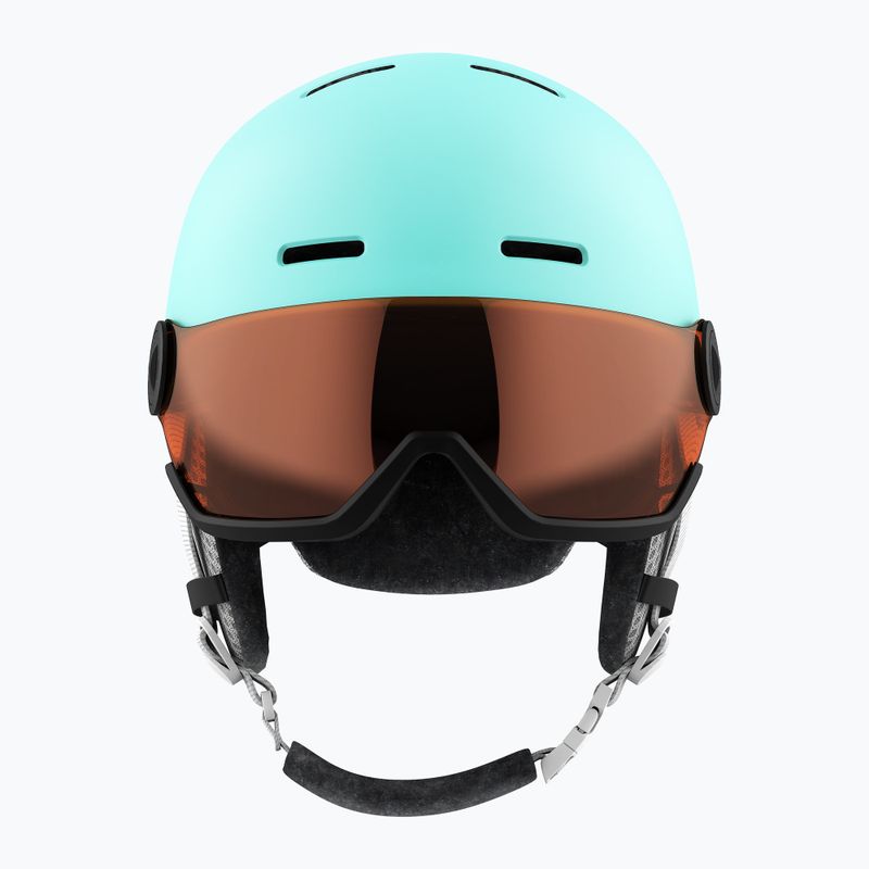 Gyermek síbukósisak Salomon Grom Visor S2 kék L40837000 10