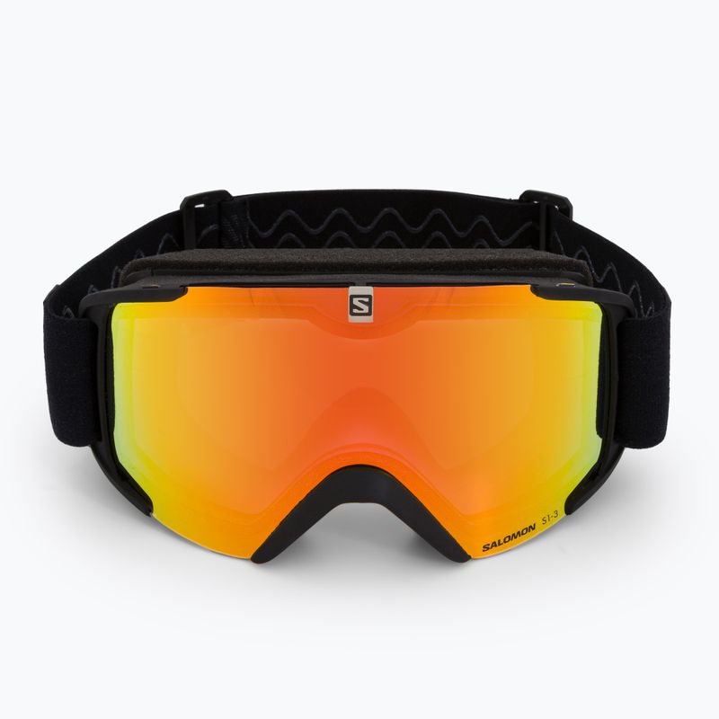 Salomon Xview Photo S1-S3 Fekete/piros síszemüveg L40844100 2