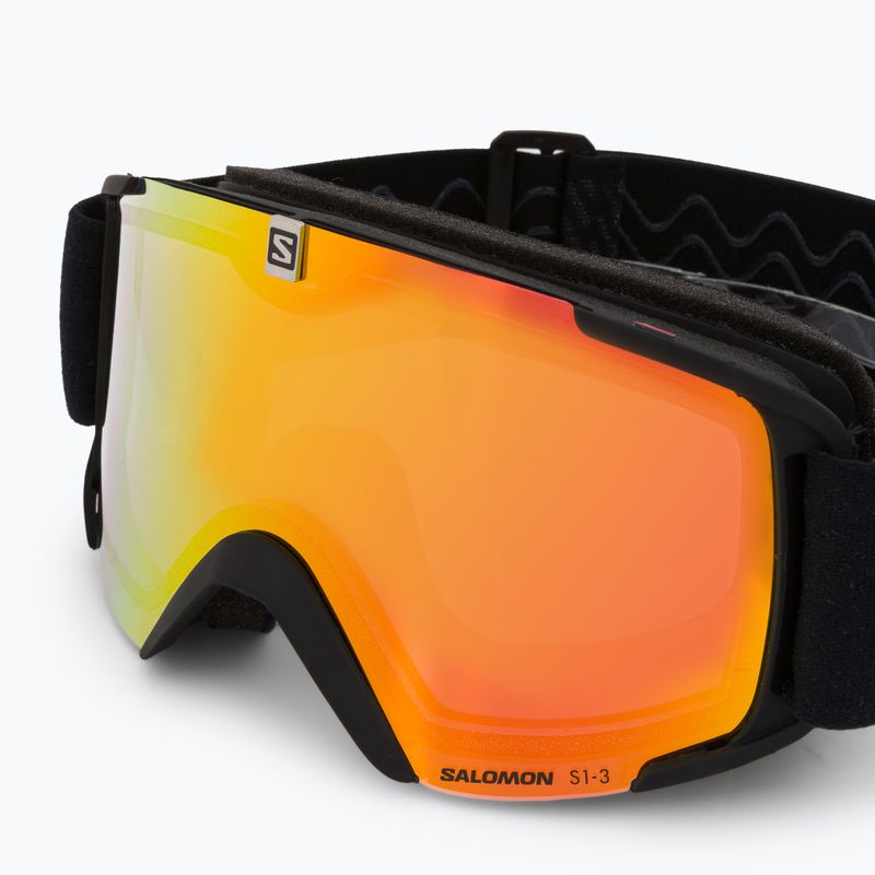 Salomon Xview Photo S1-S3 Fekete/piros síszemüveg L40844100 5