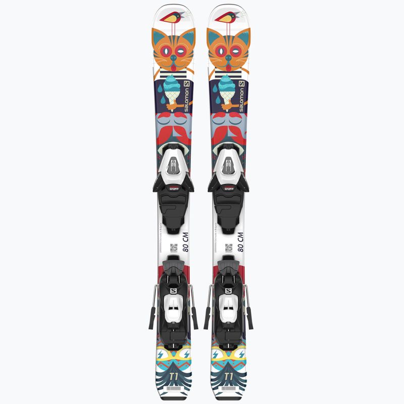 Gyermek lesiklás síléc Salomon T1 XS + C5 szín L40891100 9
