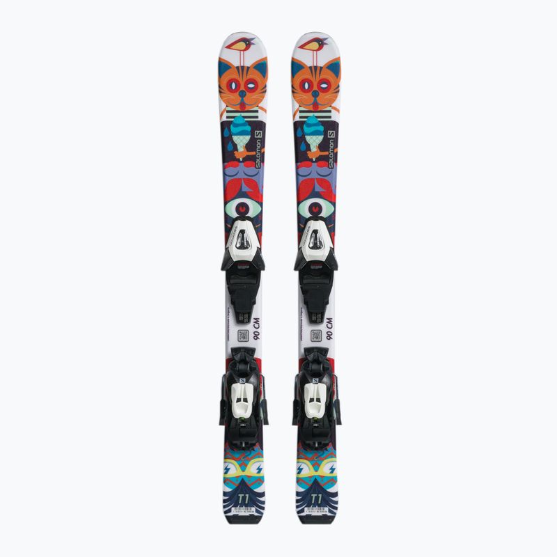 Gyermek lesiklás síléc Salomon T1 XS + C5 szín L40891100