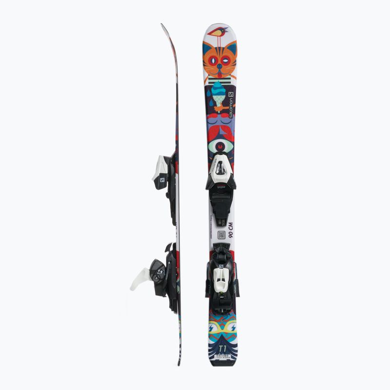 Gyermek lesiklás síléc Salomon T1 XS + C5 szín L40891100 2