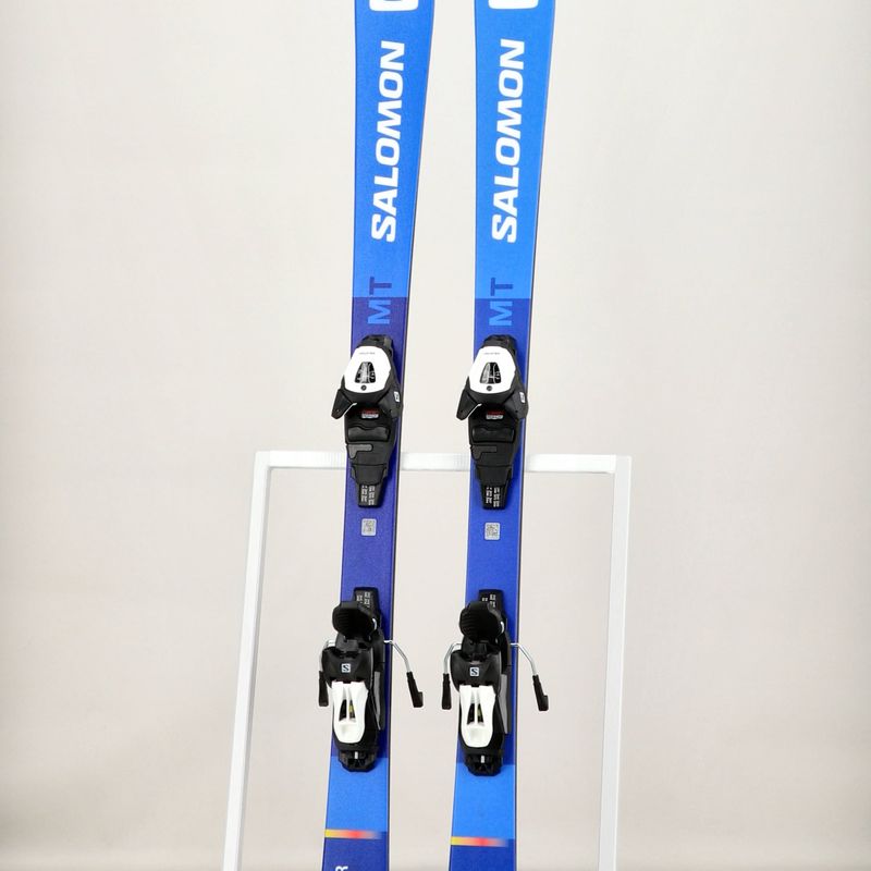 Gyermek lesiklás síléc Salomon S/Race MT Jr + L6 race kék/fehér 13