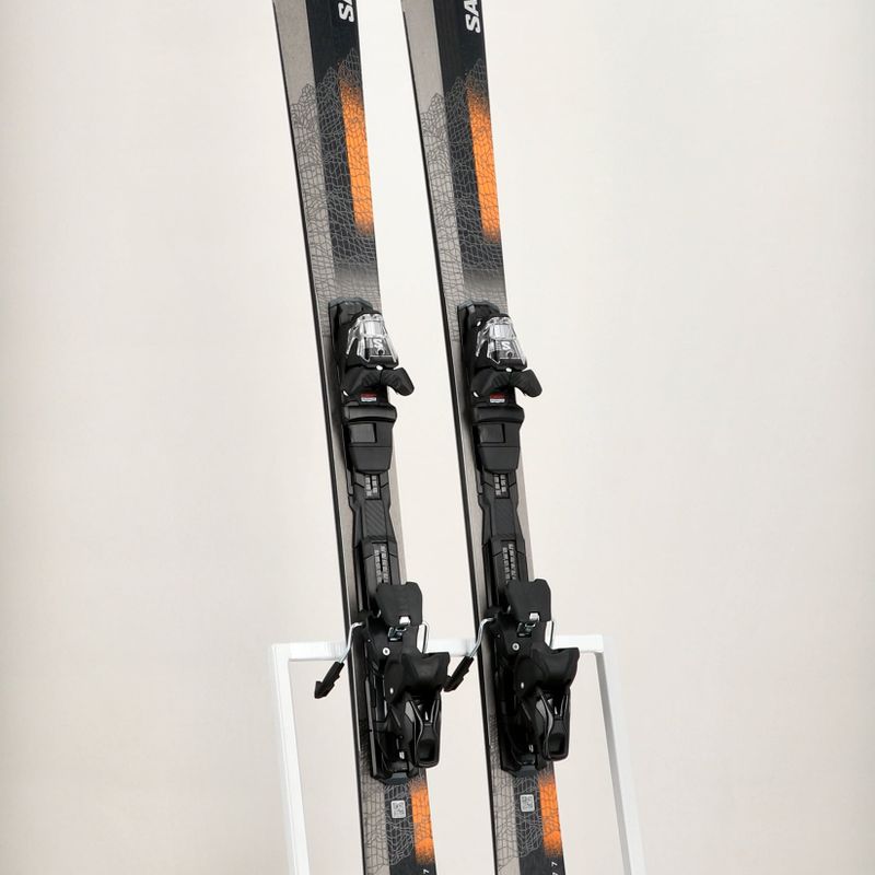 Salomon Stance 84 + M12 GW lesiklás síléc fekete/neon narancs/galamb 13