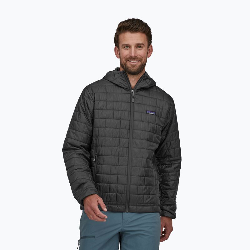 Férfi szigetelt dzseki Patagonia Nano Puff Hoody forge szürke