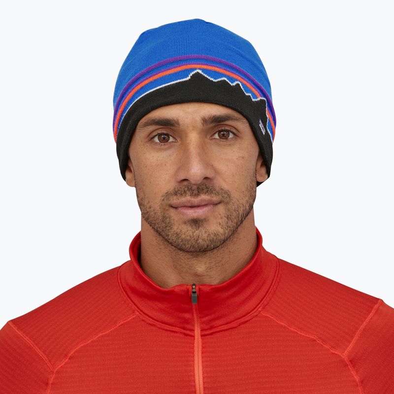 Téli sapka Patagonia Beanie classic fitz roy/andes blue 6