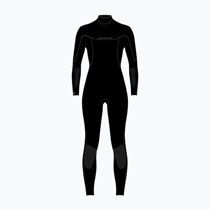 Női Neilpryde Serene Fullsuit fürdőruha 5/4/3 mm fekete NP-113335-1094
