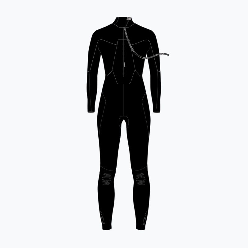 Női Neilpryde Serene Fullsuit fürdőruha 5/4/3 mm fekete NP-113335-1094 2