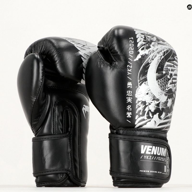 Gyermek bokszkesztyűk Venum YKZ21 Boxing black/white 6