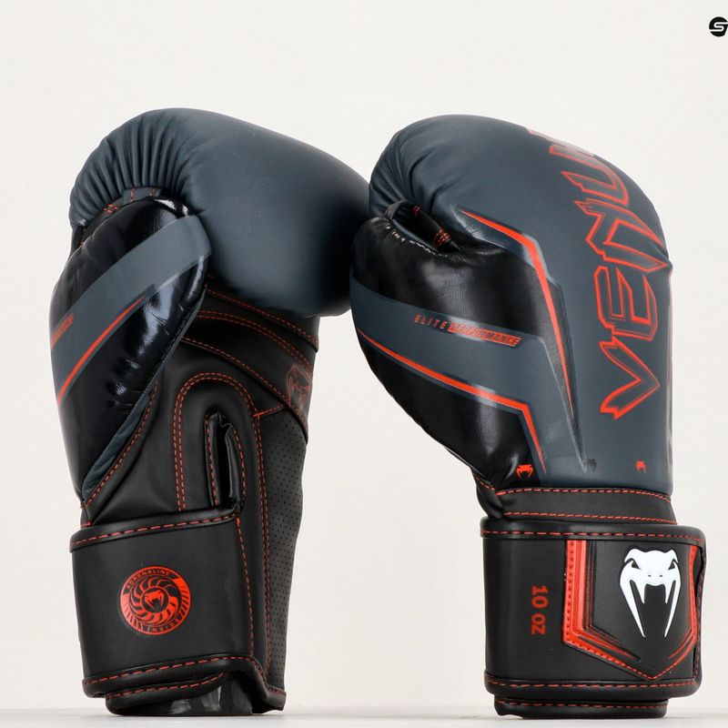 Bokszkesztyűk Venum Elite Evo navy/black/red 6
