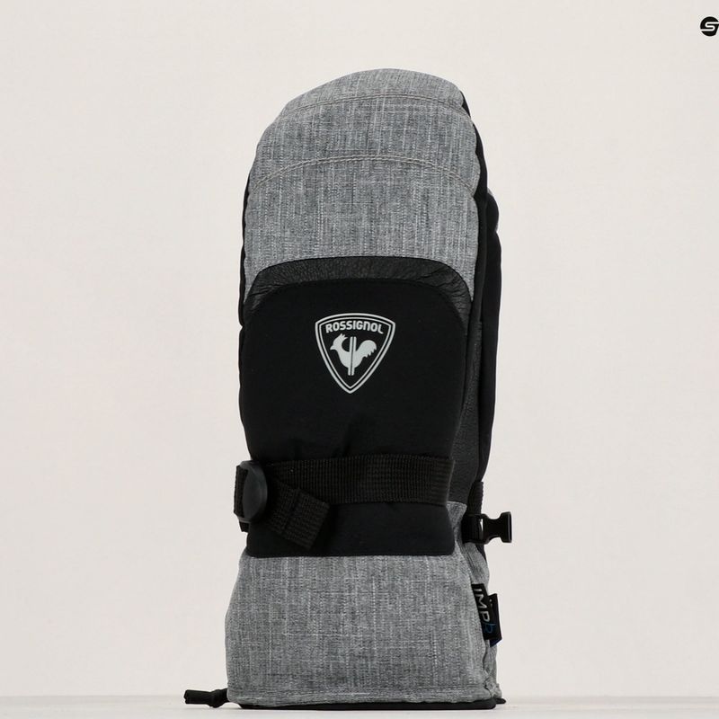 Férfi Rossignol Type Impr M heather grey sí kesztyű 6