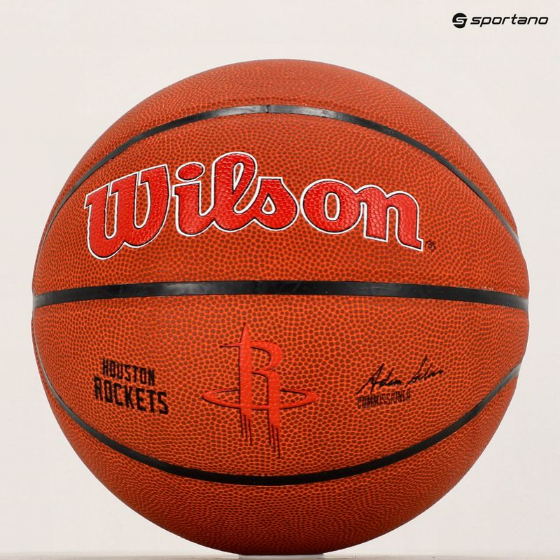 Wilson NBA Team Alliance Houston Rockets kosárlabda barna WTB3100XBHOU 6