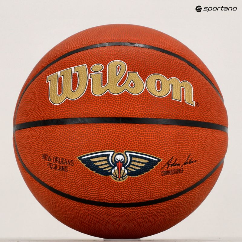 Wilson NBA Team Alliance New Orleans Pelicans kosárlabda barna WTB3100XBBNO 6