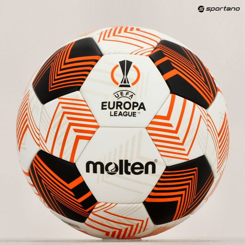 Molten focilabda F5U5000-34 Fifa UEFA Europa League 23/24 fehér/narancs méret 5 5