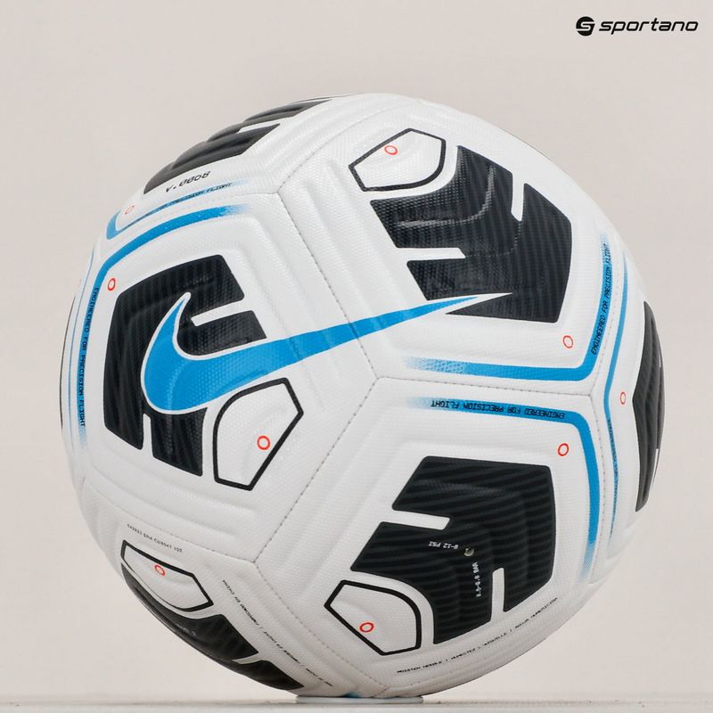 Nike Academy Team fehér/fekete/lt kék fury foci méret 3 5