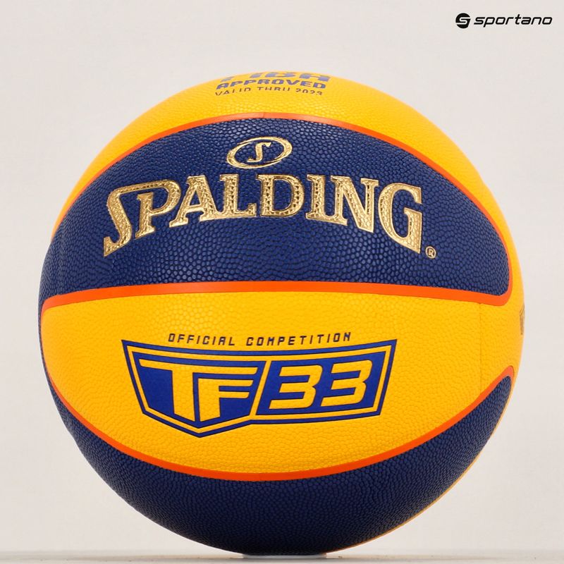 Spalding kosárlabda TF-33 Arany sárga 76862Z 5