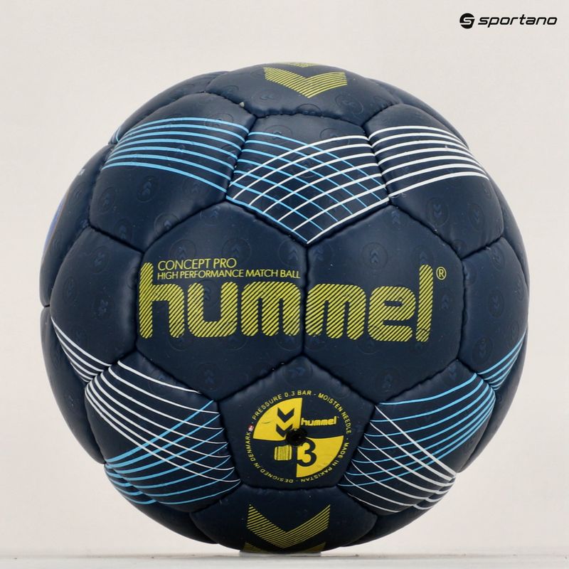 Hummel Concept Pro HB kézilabda marine/sárga méret 3 5
